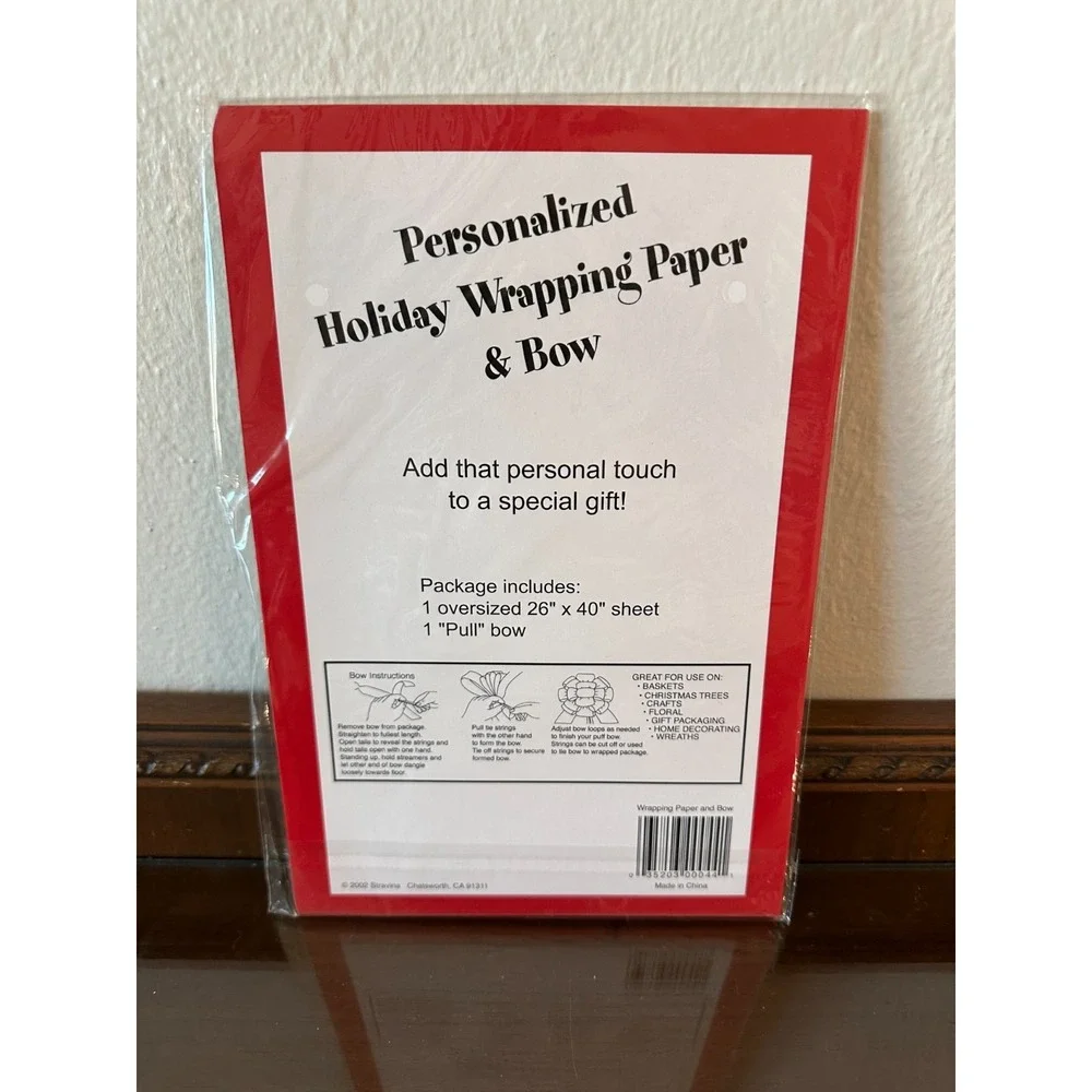 Taylor‎ Personalized HOLIDAY Wrapping Paper 26